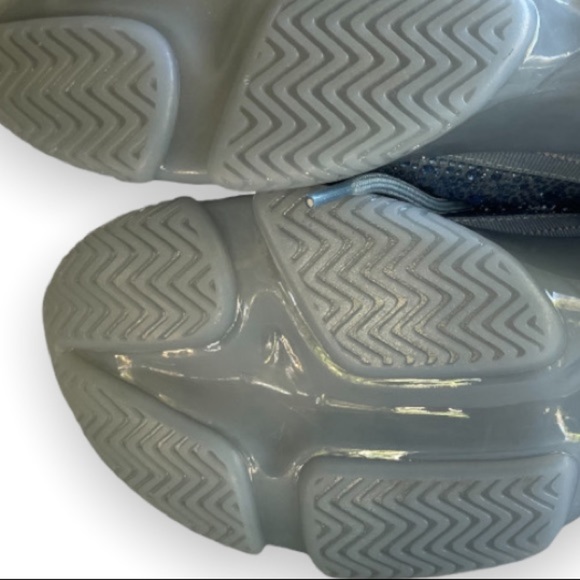 Steve Madden Blue Athletic Shoes Maxima Glam Boyfriend Sneakers Rhinestones 7.5 - Picture 13 of 13